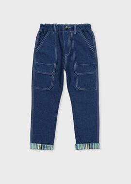 ボーイズ デニムジャージ ブッシュパンツ
