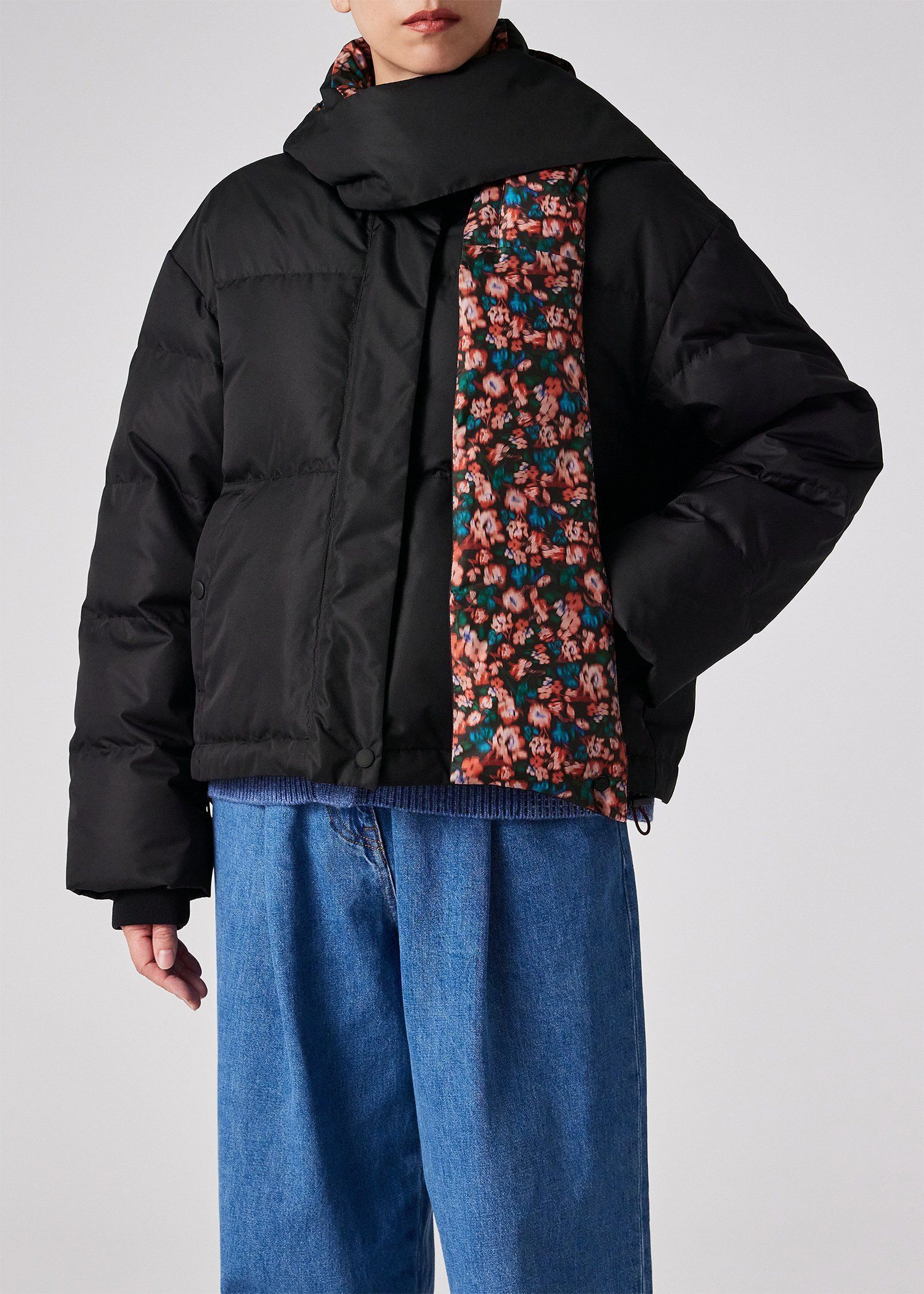 ウィメンズ "Tea Floral" ボンネットフード ショートダウン