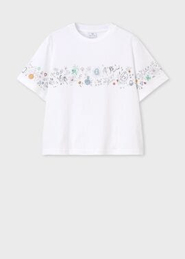 ウィメンズ "Doodle Art" 半袖Tシャツ